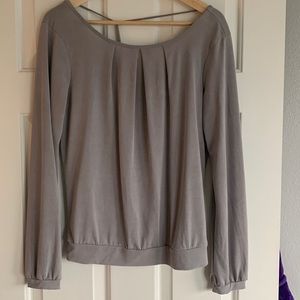 Gorgeous open back blouse